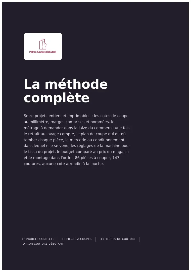 La première page de la méthode complète, document PDF de soixante et onze pages
